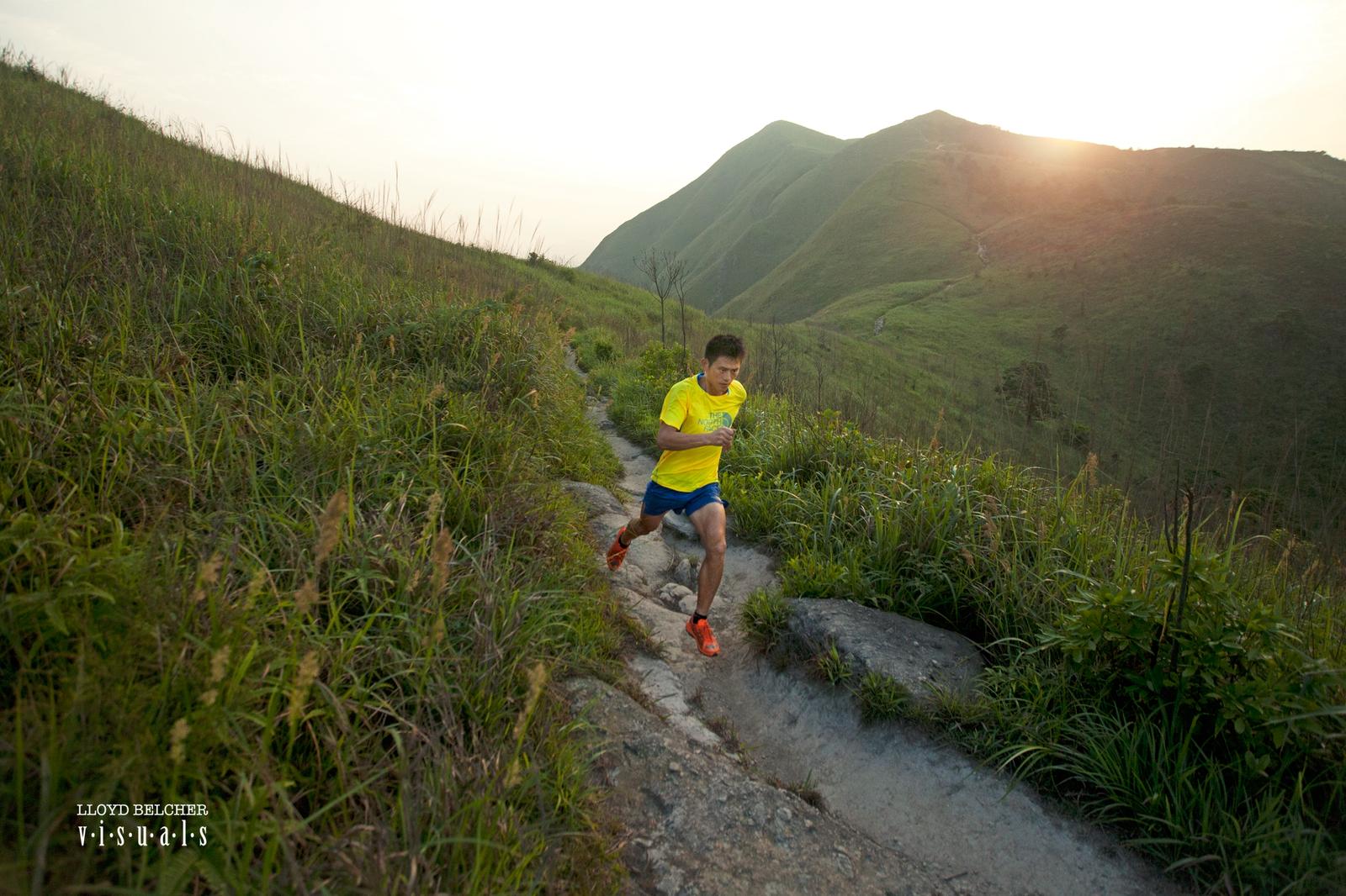 Stone on single track