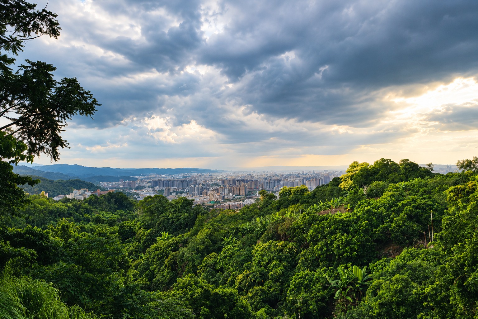 Scenic photo taken from the Taichung WayMe TTT route in Dakeng
